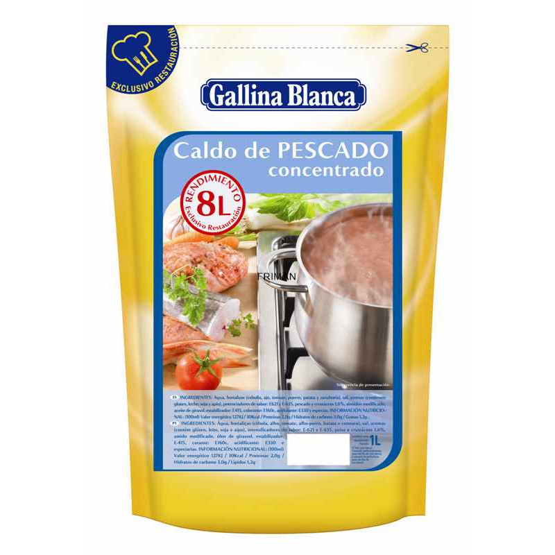 CALDO PESCADO ROJO CONCENTRADO 6/1L(1L=8L)